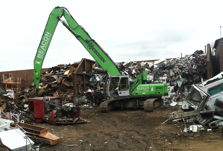 NJ Recycler Produces More For Less, In Less Space, With New SENNEBOGEN 830