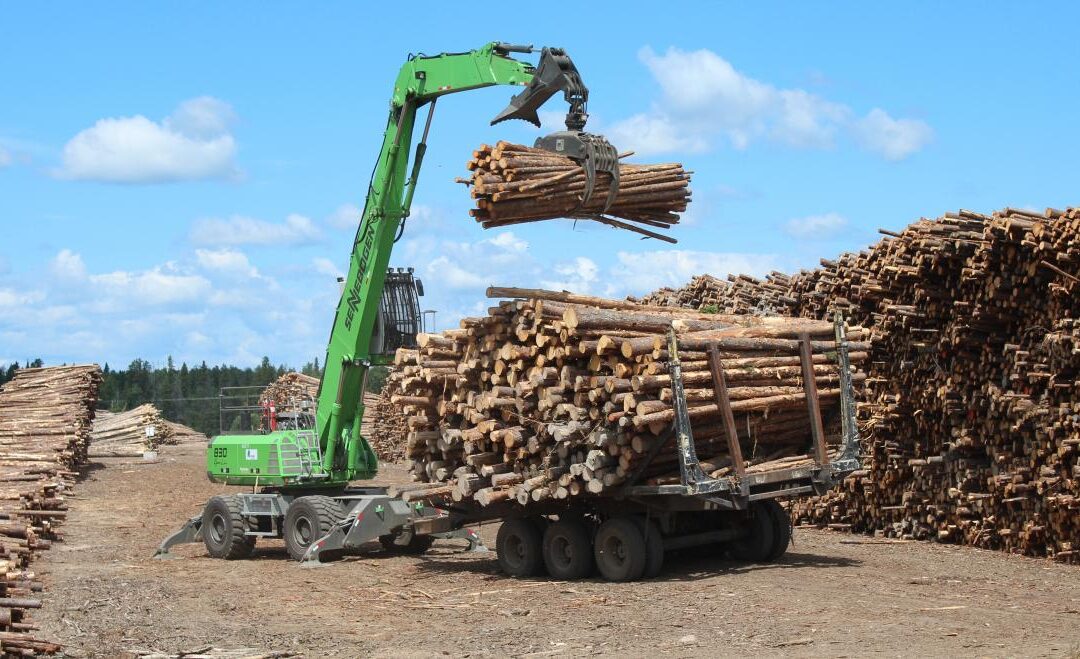 “Results” Make SENNEBOGEN 830 M-T Model The Right Choice For  Logging Camp Duties