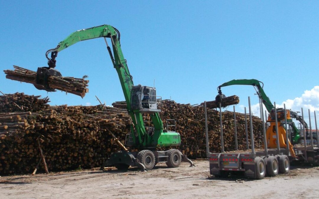 Nova Scotia Calendar Mill Returns To SENNEBOGEN For Versatile Log-Handling Service