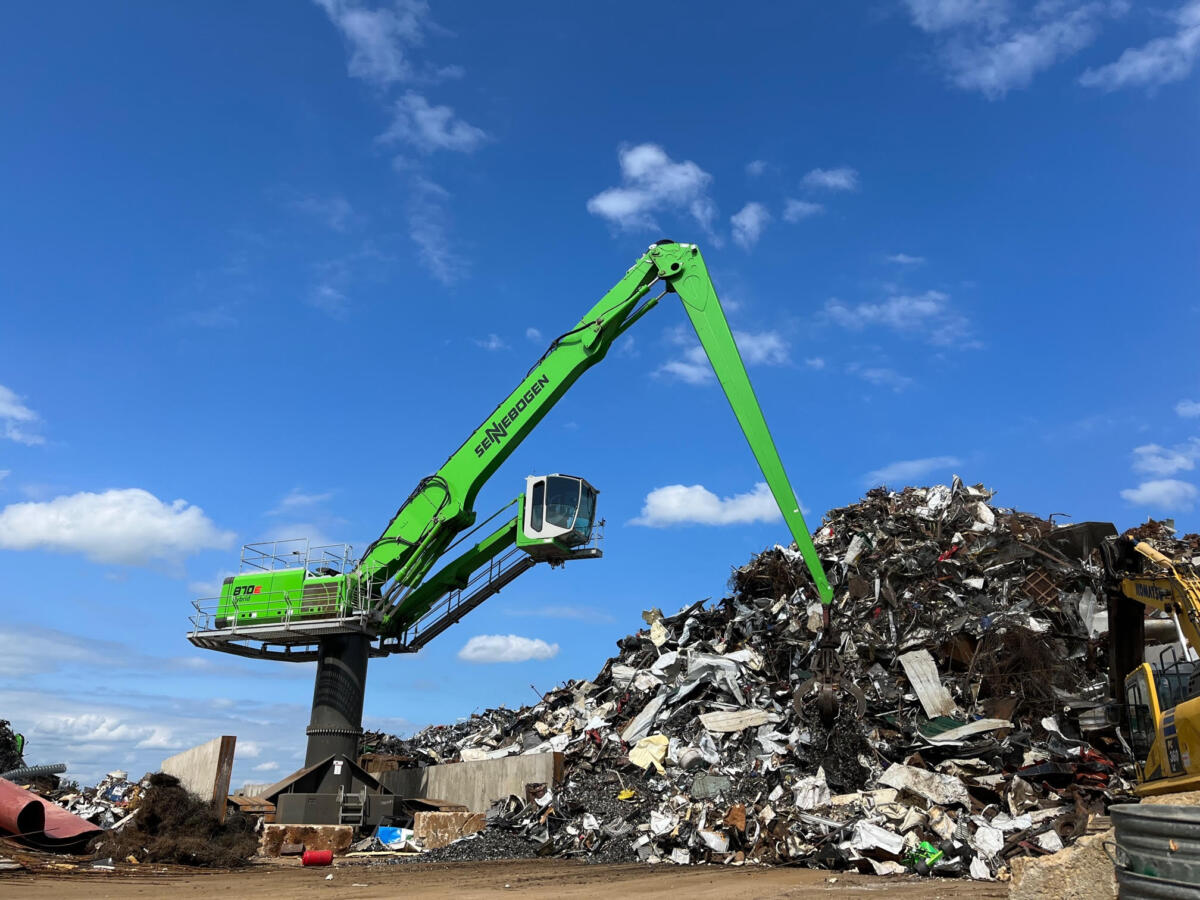 Upsizing to SENNEBOGEN 870 Brings Yard-wide Improvement to Cimco Resources’ Sterling Shredder Operations