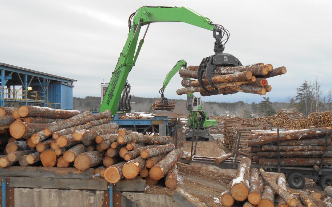 SENNEBOGEN Removes Wood-Handling Bottleneck for Harry Freeman and Son
