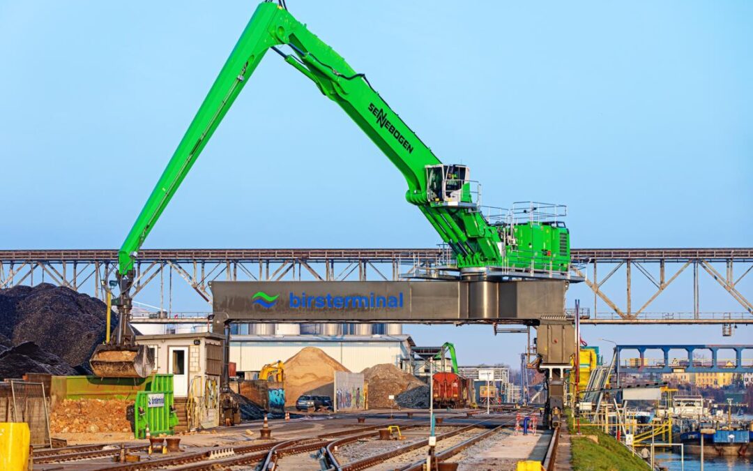 SENNEBOGEN’s 875 Hybrid Provides Gantry Solution To Basel, Switzerland
