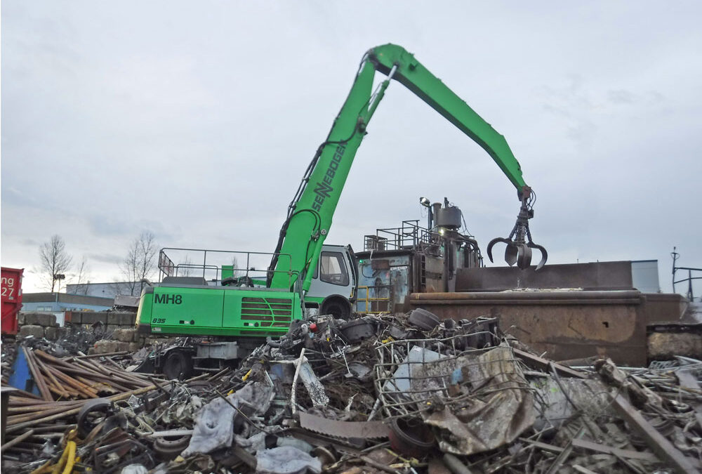 ABC Recycling Builds Self-Sufficiency In Machine Support With SENNEBOGEN