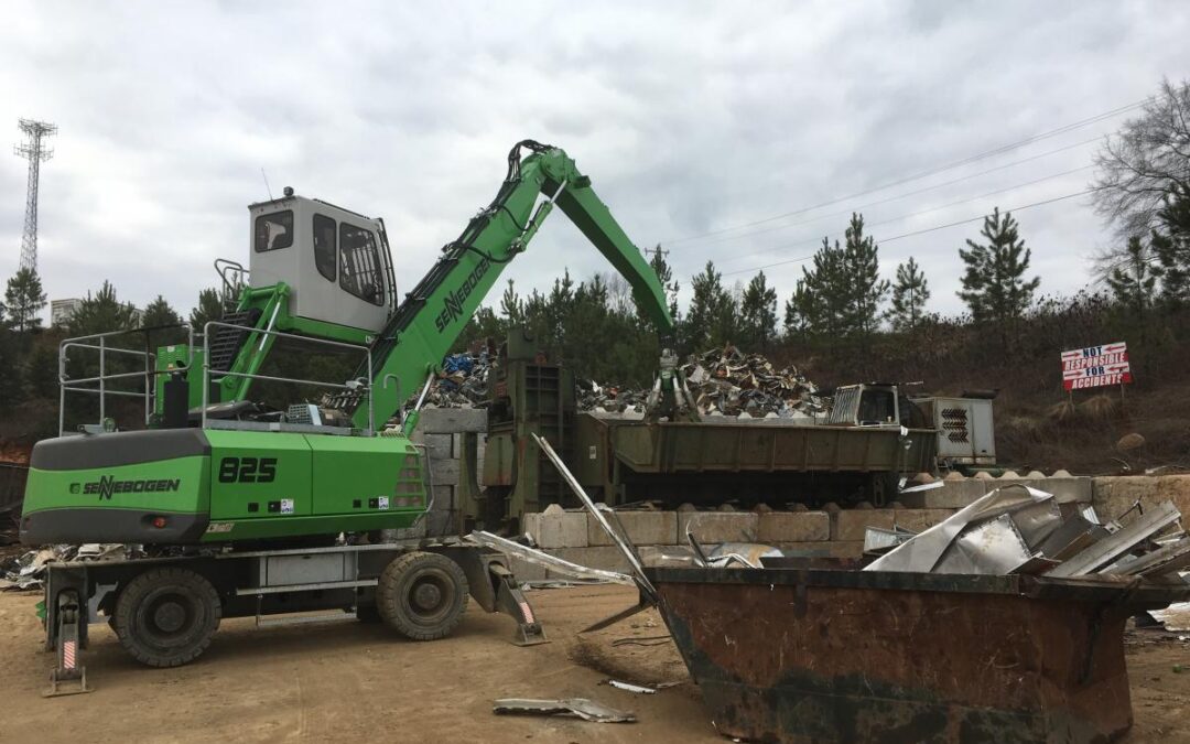 SENNEBOGEN People And Machines Are The Right Combination For CRC Scrap Metal Recycling