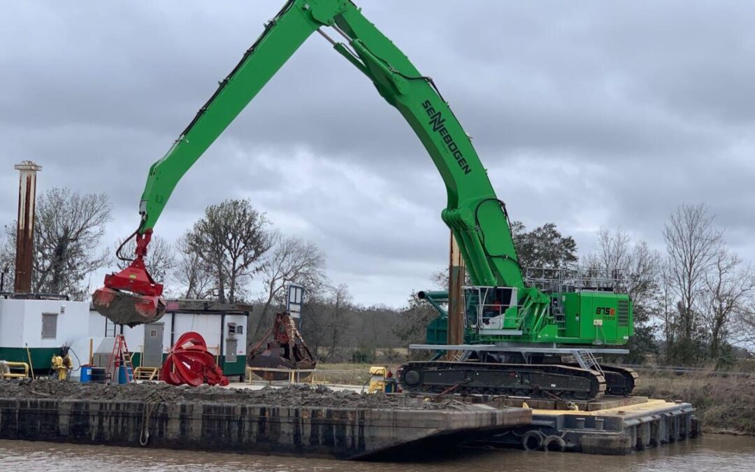 Multi-Purpose SENNEBOGEN 875 Is Purpose-Built For Broussard Coastal Restoration Projects
