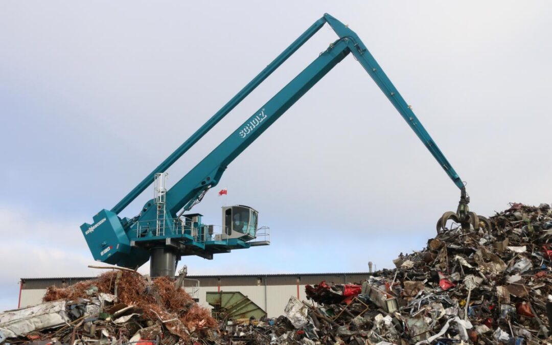 For The New SENNEBOGEN 8130 EQ Material Handler, Scrap Yard Efficiency Is A True Balancing Act