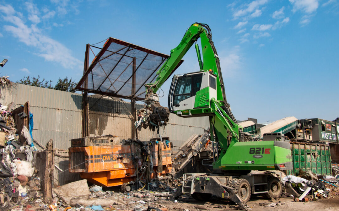 SENNEBOGEN 821 E Makes Immediate Impact In New Waste Recycling Operation