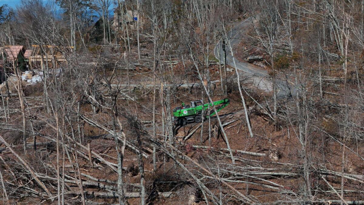 Helping The High Country &#8211; How SENNEBOGEN’s Tree Care Line Is Helping Rebuild Western North Carolina