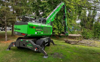 How Kravitz Tree Service Helps Its Community With the SENNEBOGEN 718E