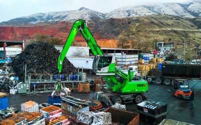 Utah Metal Works Keeps Material Moving with SENNEBOGEN